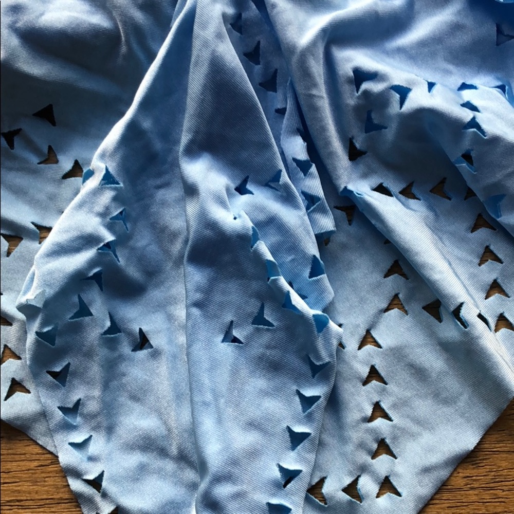 Nwt L*Space Flutter Bye Hunter Rose Bikini Top - image 3